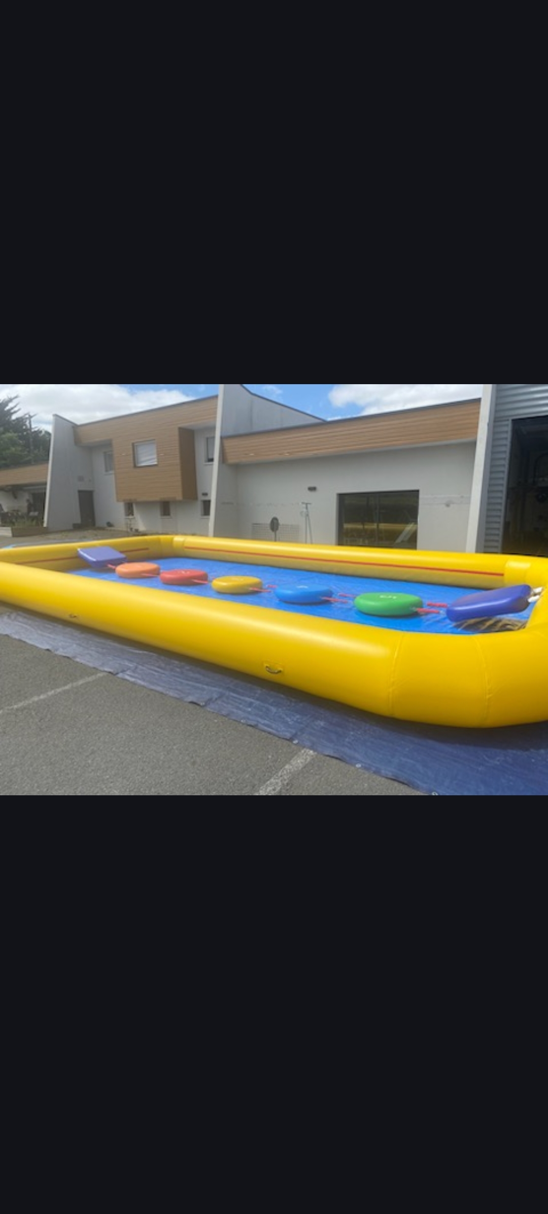Piscine activité ludique intérville marché sur l eau animation